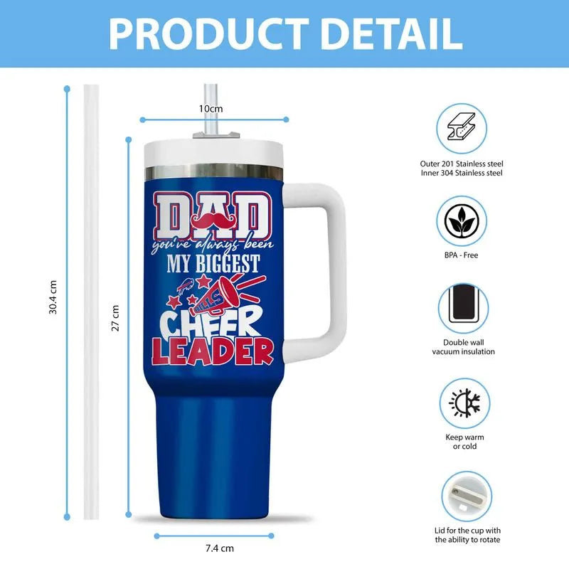 [SPECIAL OFFER] NEW CUSTOMIZED NFL03 BFB BUFFALO BILLS 40OZ TUMBLER