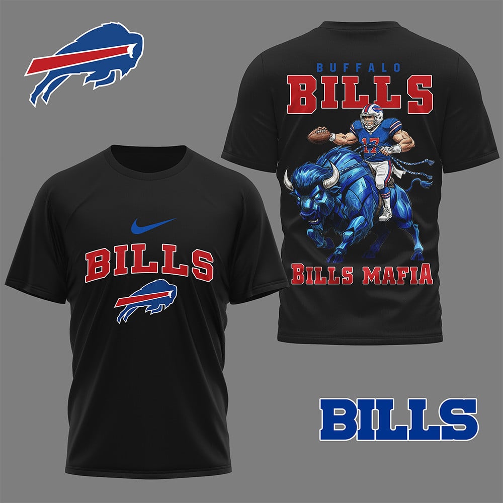 LIMITED EDITION - NEW CUSTOMIZED NFL03 BFB BUFFALO BILLS NATION GEAR 3D SHIRT