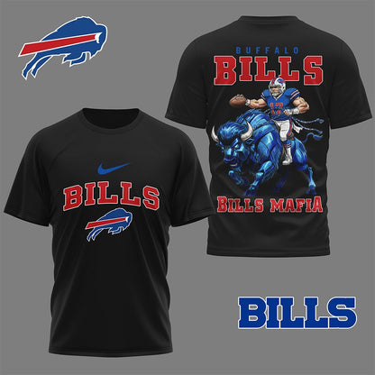 LIMITED EDITION - NEW CUSTOMIZED NFL03 BFB BUFFALO BILLS NATION GEAR 3D SHIRT