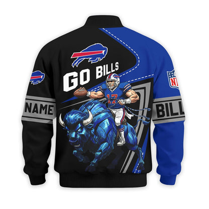 LIMITED EDITION - NEW CUSTOMIZED NFL03 BFB BUFFALO BILLS UNISEX T-SHIRT, POLO, HOODIE & JACKETS