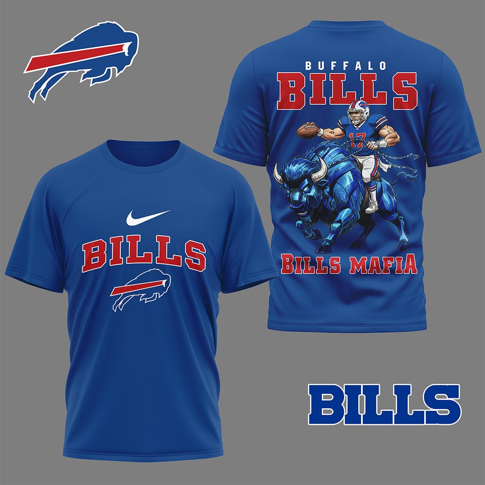 LIMITED EDITION - NEW CUSTOMIZED NFL03 BFB BUFFALO BILLS NATION GEAR 3D SHIRT