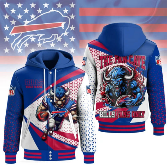LIMITED EDITION - NEW CUSTOMIZED NFL03 BFB BUFFALO BILLS UNISEX T-SHIRT, POLO, HOODIE & JACKETS