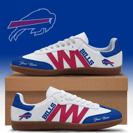 LIMITED EDITION - NEW CUSTOMIZED NFL03 BFB BUFFALO BILLS CLASSIC SNEAKERS