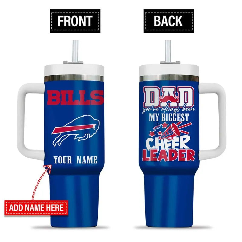 [SPECIAL OFFER] NEW CUSTOMIZED NFL03 BFB BUFFALO BILLS 40OZ TUMBLER