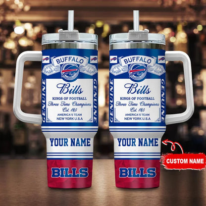 LIMITED EDITION - NEW CUSTOMIZED NFL03 BFB BUFFALO BILLS TUMBLER CUP