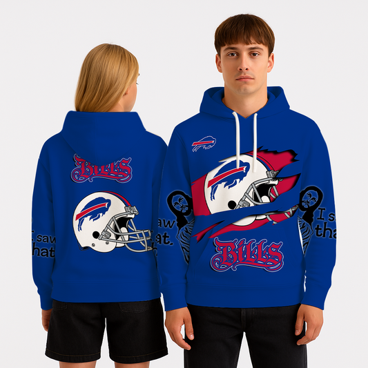 LIMITED EDITION - NEW CUSTOMIZED NFL03 BFB BUFFALO BILLS UNISEX T-SHIRT, POLO, HOODIE & JACKETS