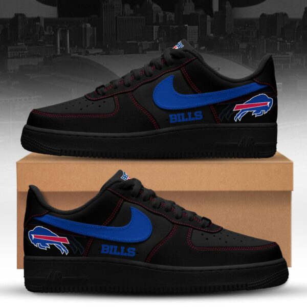 LIMITED EDITION - NEW CUSTOMIZED NFL03 BFB BUFFALO BILLS AF1 SNEAKERS