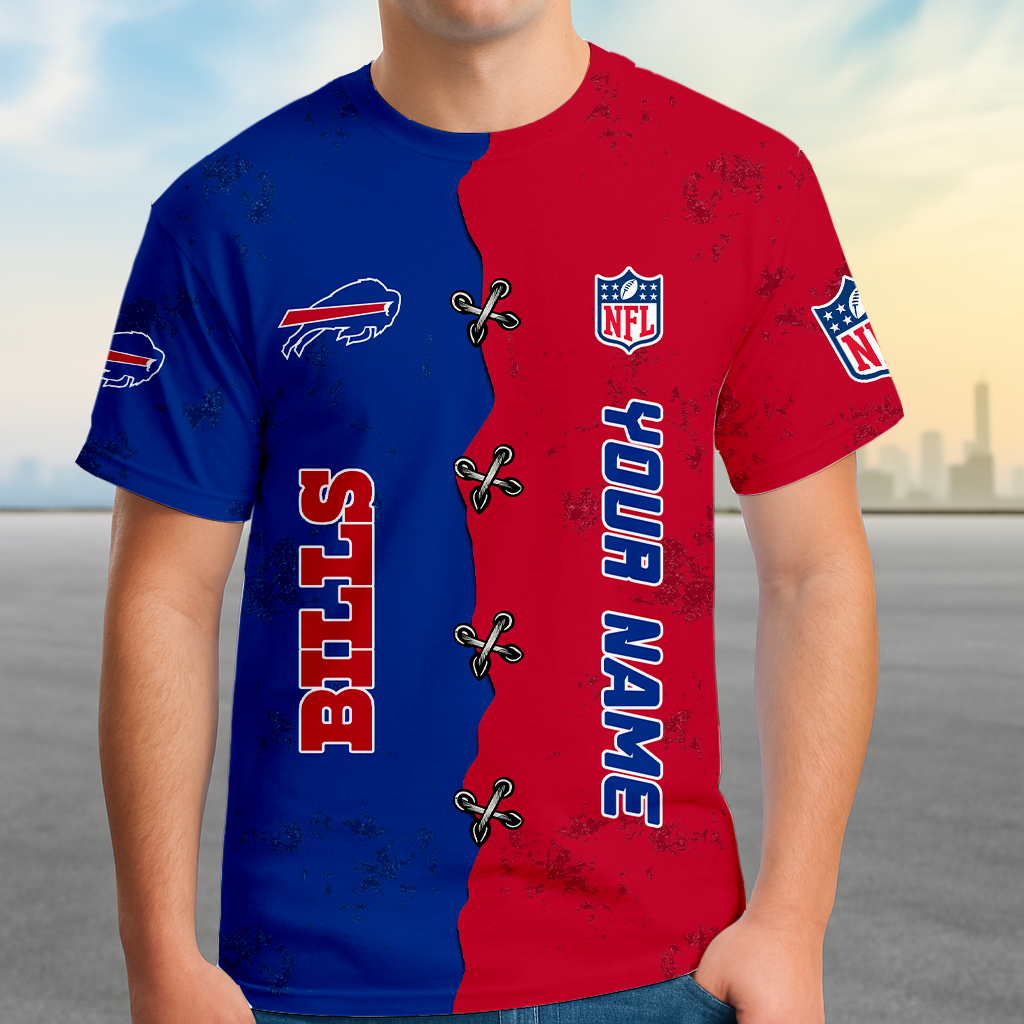 LIMITED EDITION - NEW CUSTOMIZED NFL03 BFB BUFFALO BILLS UNISEX T-SHIRT, POLO, HOODIE & JACKETS