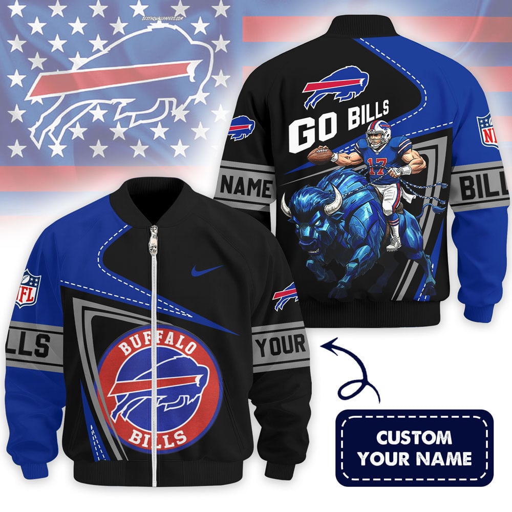 LIMITED EDITION - NEW CUSTOMIZED NFL03 BFB BUFFALO BILLS UNISEX T-SHIRT, POLO, HOODIE & JACKETS