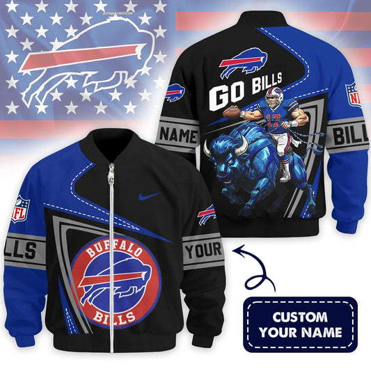 LIMITED EDITION - NEW CUSTOMIZED NFL03 BFB BUFFALO BILLS UNISEX T-SHIRT, POLO, HOODIE & JACKETS