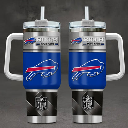 LIMITED EDITION - NEW CUSTOMIZED NFL03 BFB BUFFALO BILLS TUMBLER CUP