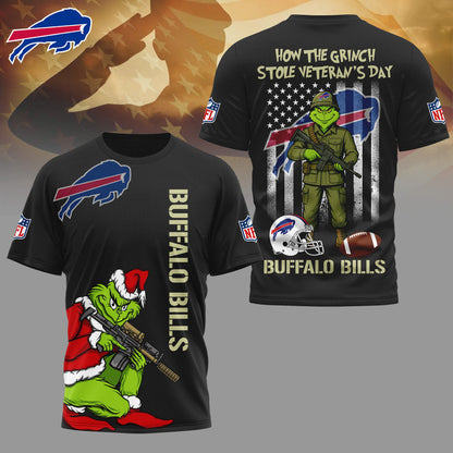 LIMITED EDITION - NEW CUSTOMIZED NFL03 BFB BUFFALO BILLS 3D SHIRT