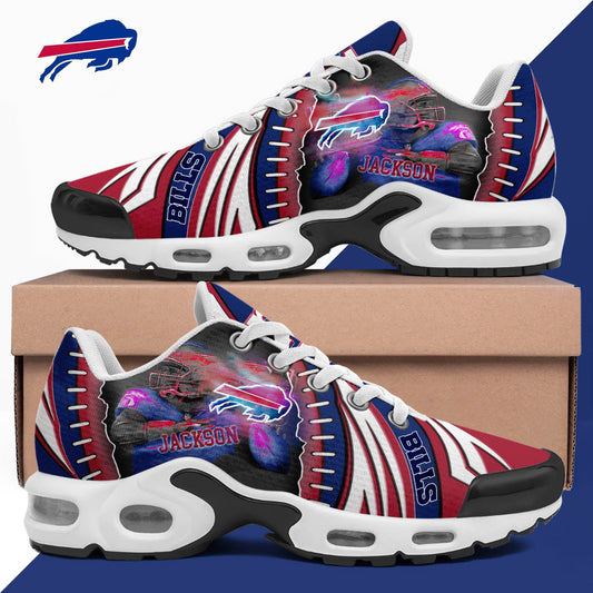 LIMITED EDITION - NEW CUSTOMIZED NFL03 BFB BUFFALO BILLS UNISEX AIR MAX PLUS SNEAKERS