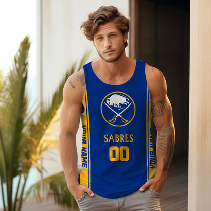 LIMITED EDITION - NEW CUSTOMIZED NHL28 BFS BUFFALO SABRES UNISEX TANK TOP