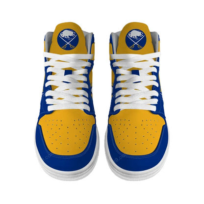 LIMITED EDITION - NEW CUSTOMIZED NHL28 BF SABRES AIR JORDAN SNEAKERS