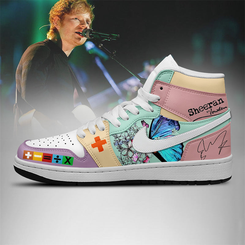 NEW PREMIUM ED SHEERAN UNISEX AIR JORDAN MID SNEAKER