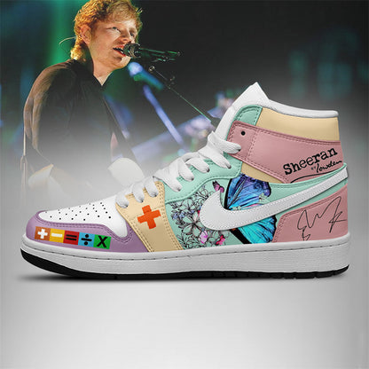 NEW PREMIUM ED SHEERAN UNISEX AIR JORDAN MID SNEAKER