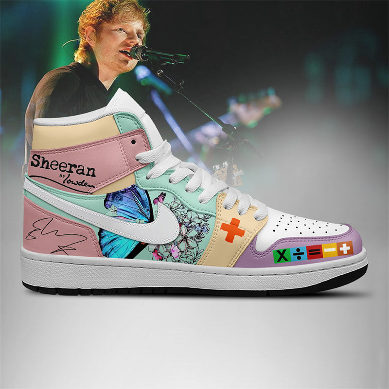 NEW PREMIUM ED SHEERAN UNISEX AIR JORDAN MID SNEAKER