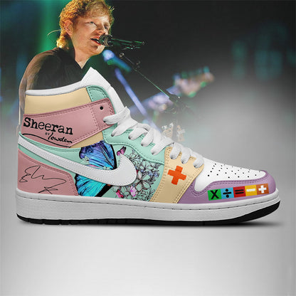 NEW PREMIUM ED SHEERAN UNISEX AIR JORDAN MID SNEAKER