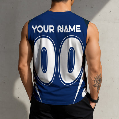 LIMITED EDITION - NEW CUSTOMIZED NHL19 VCC VANCOUVER CANUCKS TANK TOP & GYM SHIRT