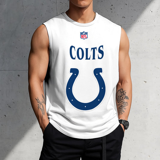 LIMITED EDITION - NEW CUSTOMIZED NFL17 IDC INDIANAPOLIS COLTS TANKTOP & GYM SHIRT
