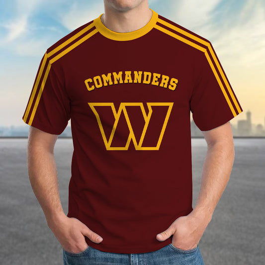 LIMITED EDITION - NEW PREMIUM NFL12 WTC WASHINGTON COMMANDERS UNISEX T-SHIRT