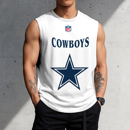 LIMITED EDITION - NEW CUSTOMIZED NFL21 DCB DALLAS COWBOYS TANKTOP & GYM SHIRT