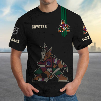 LIMITED EDITION - NEW CUSTOMIZED NHL30 AZC ARIZONA COYOTES T-SHIRT FOR FANS
