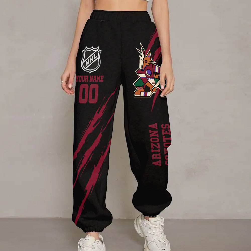 LIMITED EDITION - NEW CUSTOMIZED NHL30 AZC ARIZONA COYOTES UNISEX LONG PANTS