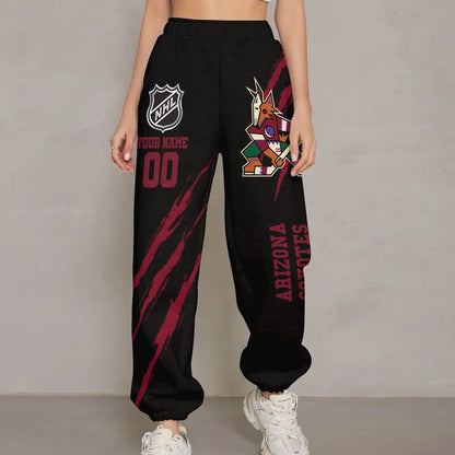 LIMITED EDITION - NEW CUSTOMIZED NHL30 AZC ARIZONA COYOTES UNISEX LONG PANTS