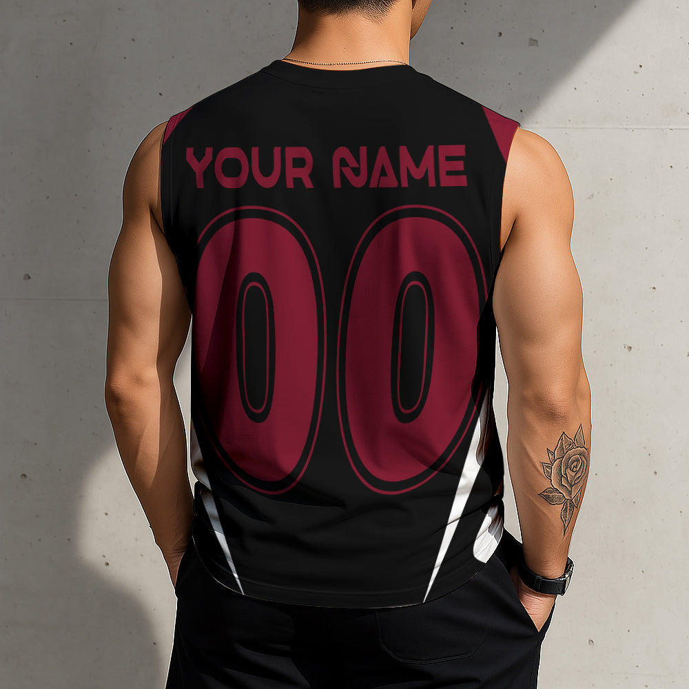 LIMITED EDITION - NEW CUSTOMIZED NHL30 AZC ARIZONA COYOTES TANK TOP & GYM SHIRT