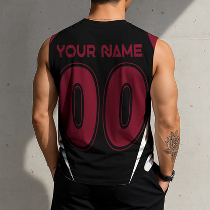 LIMITED EDITION - NEW CUSTOMIZED NHL30 AZC ARIZONA COYOTES TANK TOP & GYM SHIRT