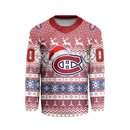 LIMITED EDITION - NEW CUSTOMIZED NHL11 MCD MONTREAL CANADIENS LONG SLEEVED T-SHIRT