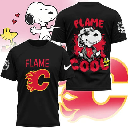 LIMITED EDITION - NEW CUSTOMIZED NHL17 CGF CALGARY FLAMES X SNOOPY T-SHIRT, SWEATSHIRT, HOODIE & ZIP HOODIE