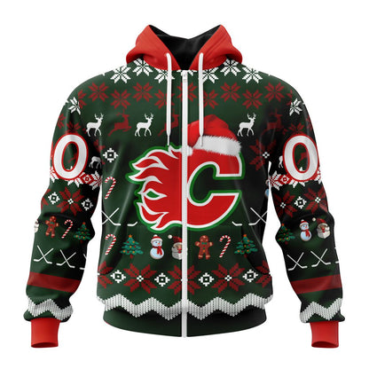 LIMITED EDITION - NEW CUSTOMIZED NHL17 CGF CALGARY FLAMES UNISEX T-SHIRT, POLO, HOODIE & JACKETS