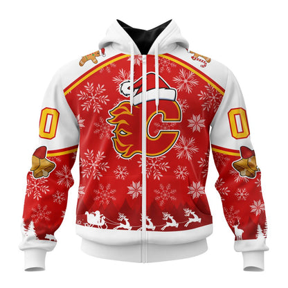 LIMITED EDITION - NEW CUSTOMIZED NHL17 CGF CALGARY FLAMES UNISEX T-SHIRT, POLO, HOODIE & JACKETS