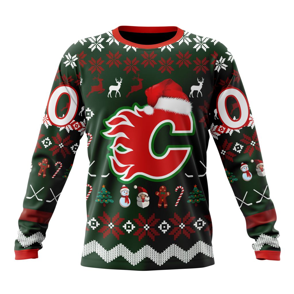 LIMITED EDITION - NEW CUSTOMIZED NHL17 CGF CALGARY FLAMES UNISEX T-SHIRT, POLO, HOODIE & JACKETS