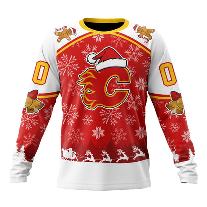 LIMITED EDITION - NEW CUSTOMIZED NHL17 CGF CALGARY FLAMES UNISEX T-SHIRT, POLO, HOODIE & JACKETS