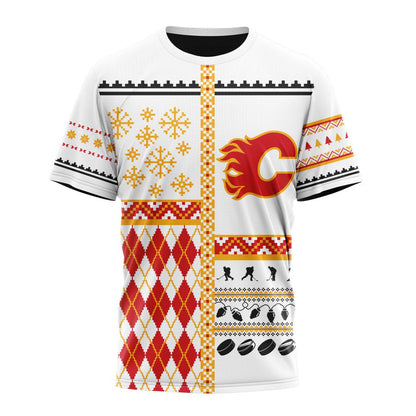 LIMITED EDITION - NEW CUSTOMIZED NHL17 CGF CALGARY FLAMES UNISEX T-SHIRT, POLO, HOODIE & JACKETS