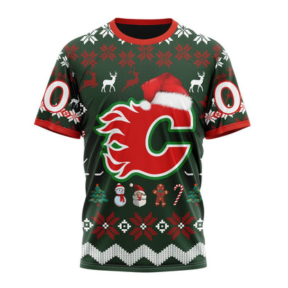 LIMITED EDITION - NEW CUSTOMIZED NHL17 CGF CALGARY FLAMES UNISEX T-SHIRT, POLO, HOODIE & JACKETS