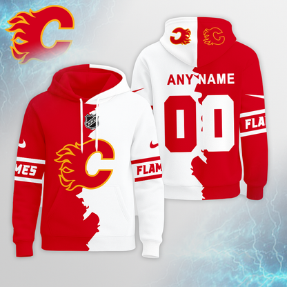 LIMITED EDITION - NEW CUSTOMIZED NHL17 CGF CALGARY FLAMES UNISEX T-SHIRT, POLO, HOODIE & JACKETS