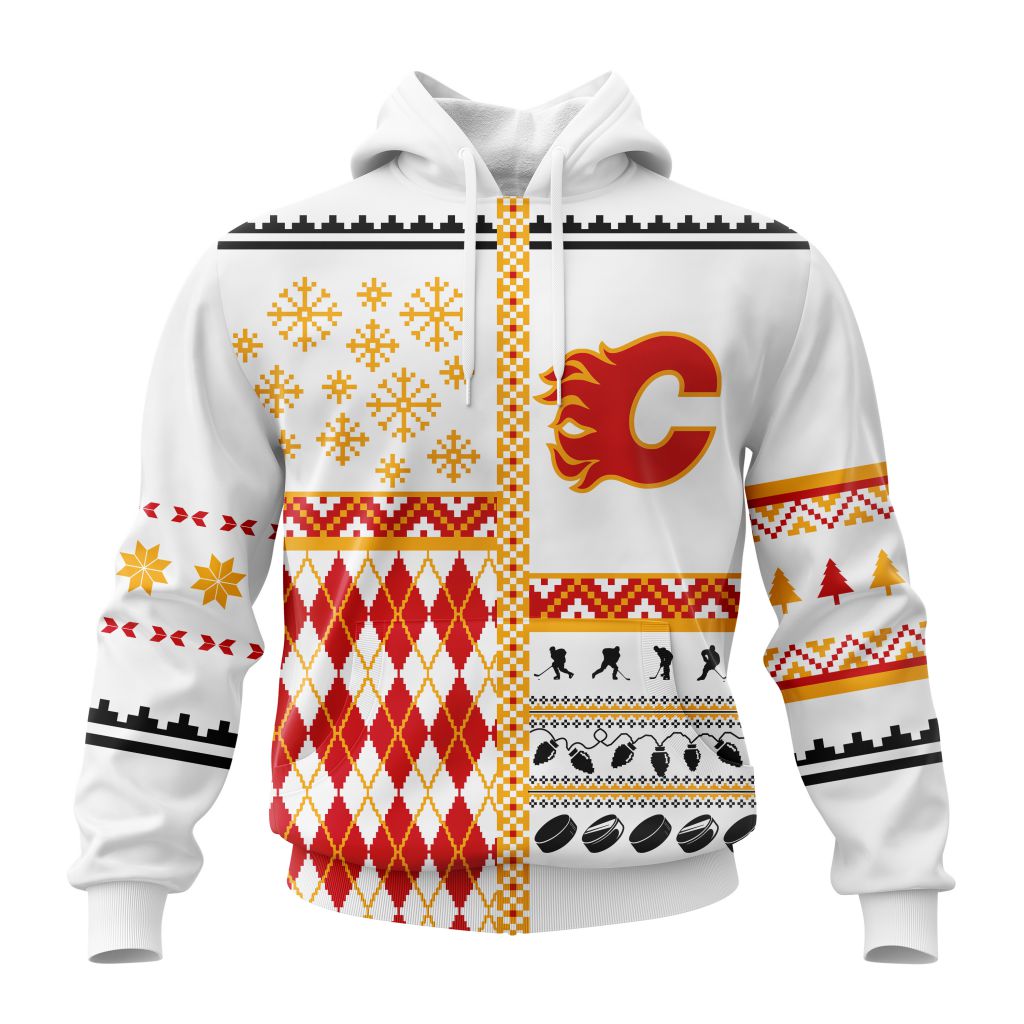LIMITED EDITION - NEW CUSTOMIZED NHL17 CGF CALGARY FLAMES UNISEX T-SHIRT, HOODIE & JACKETS