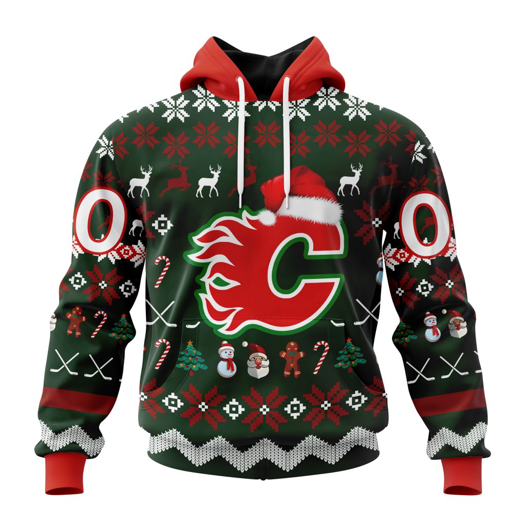 LIMITED EDITION - NEW CUSTOMIZED NHL17 CGF CALGARY FLAMES UNISEX T-SHIRT, POLO, HOODIE & JACKETS