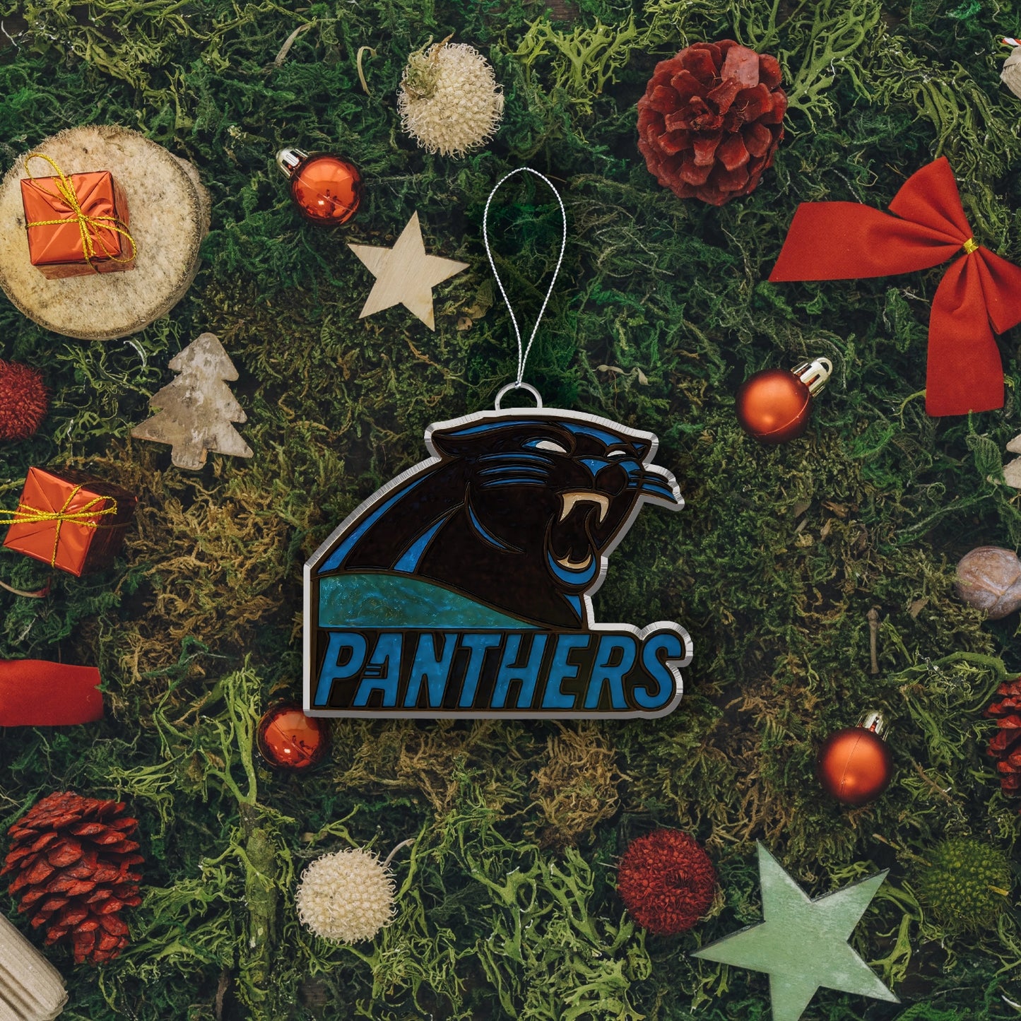 LIMITED EDITION - NEW CUSTOMIZED NFL23 CLP CAROLINA PANTHERS ACRYLIC ORNAMENT