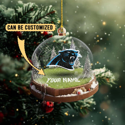 LIMITED EDITION - NEW CUSTOMIZED NFL23 CLP CAROLINA PANTHERS ACRYLIC ORNAMENT