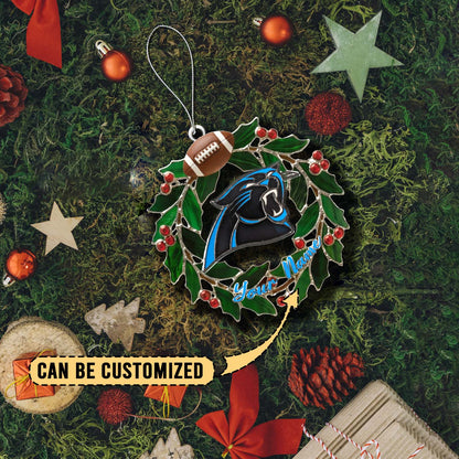 LIMITED EDITION - NEW CUSTOMIZED NFL23 CLP CAROLINA PANTHERS ACRYLIC ORNAMENT