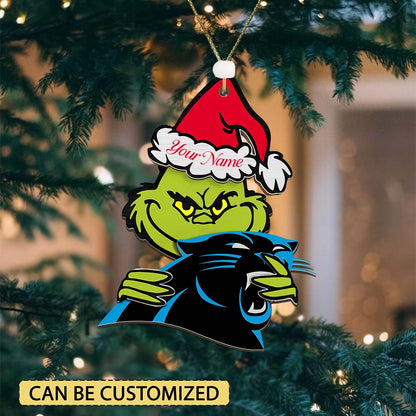 LIMITED EDITION - NEW CUSTOMIZED NFL23 CLP CAROLINA PANTHERS ACRYLIC ORNAMENT