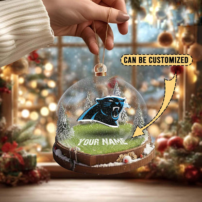 LIMITED EDITION - NEW CUSTOMIZED NFL23 CLP CAROLINA PANTHERS ACRYLIC ORNAMENT