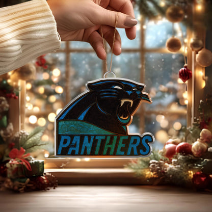LIMITED EDITION - NEW CUSTOMIZED NFL23 CLP CAROLINA PANTHERS ACRYLIC ORNAMENT