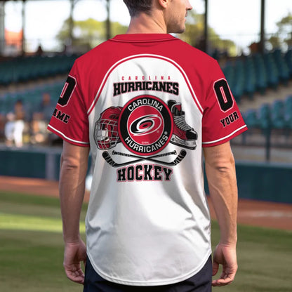 LIMITED EDITION - NEW CUSTOMIZED NHL07 CLH CAROLINA HURRICANES BASEBALL JERSEY